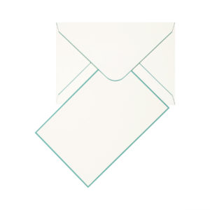Funky Colours Cards & Envelopes - Duck Egg Blue