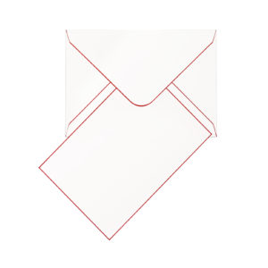 Funky Colours Cards & Envelopes - Cherry Red